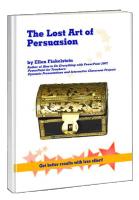 The Lost Art of Persuasion (PPt)